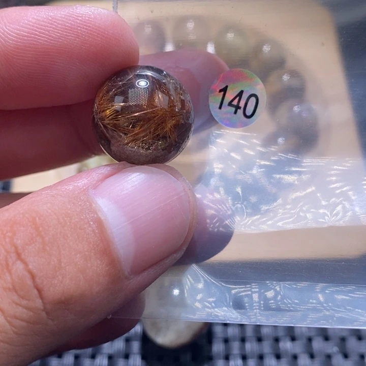 M***o未镶嵌手链发晶天然水晶手串