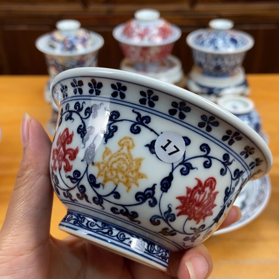 手绘现代茶具非古董