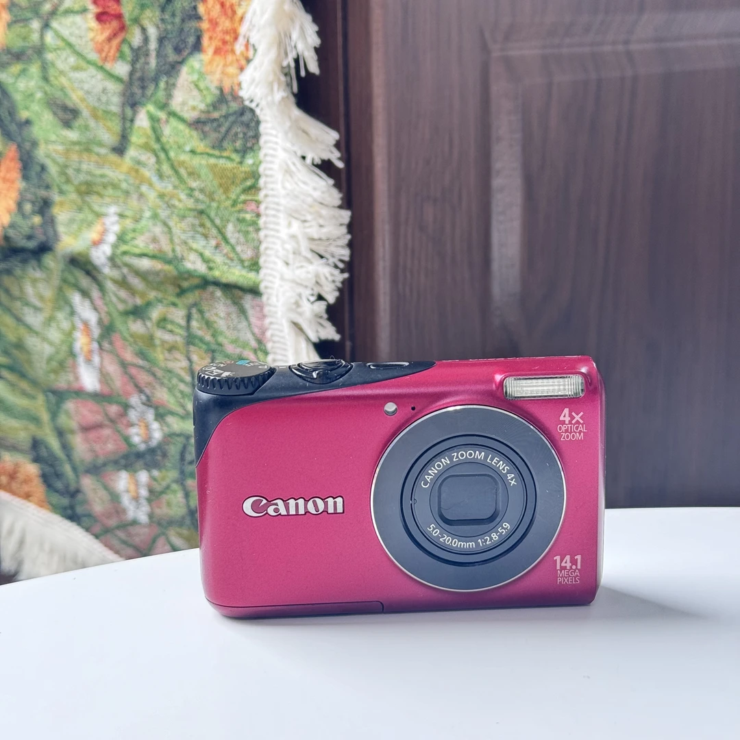 95新 Canon/佳能 a2200红色原盒1410万像素4倍光学变焦CCD相机