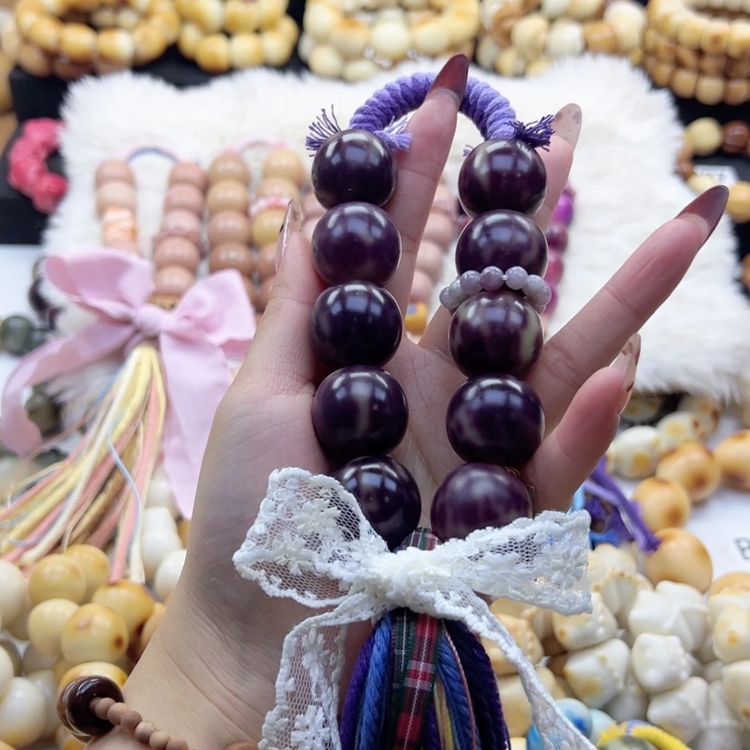 吊坠白玉菩提24卡干车干磨菩提精挑