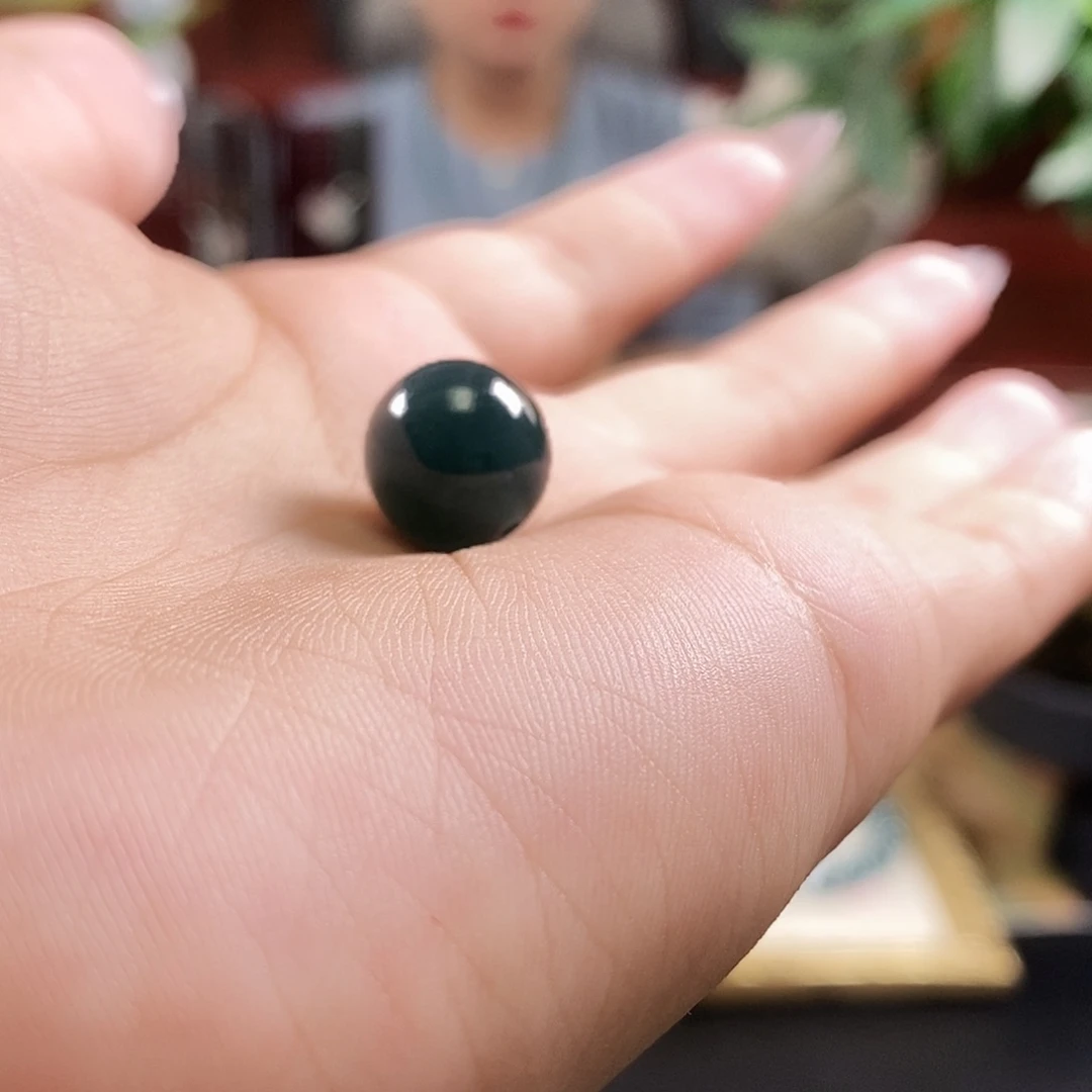 未镶嵌手链翡翠卡12.7mm老蓝水