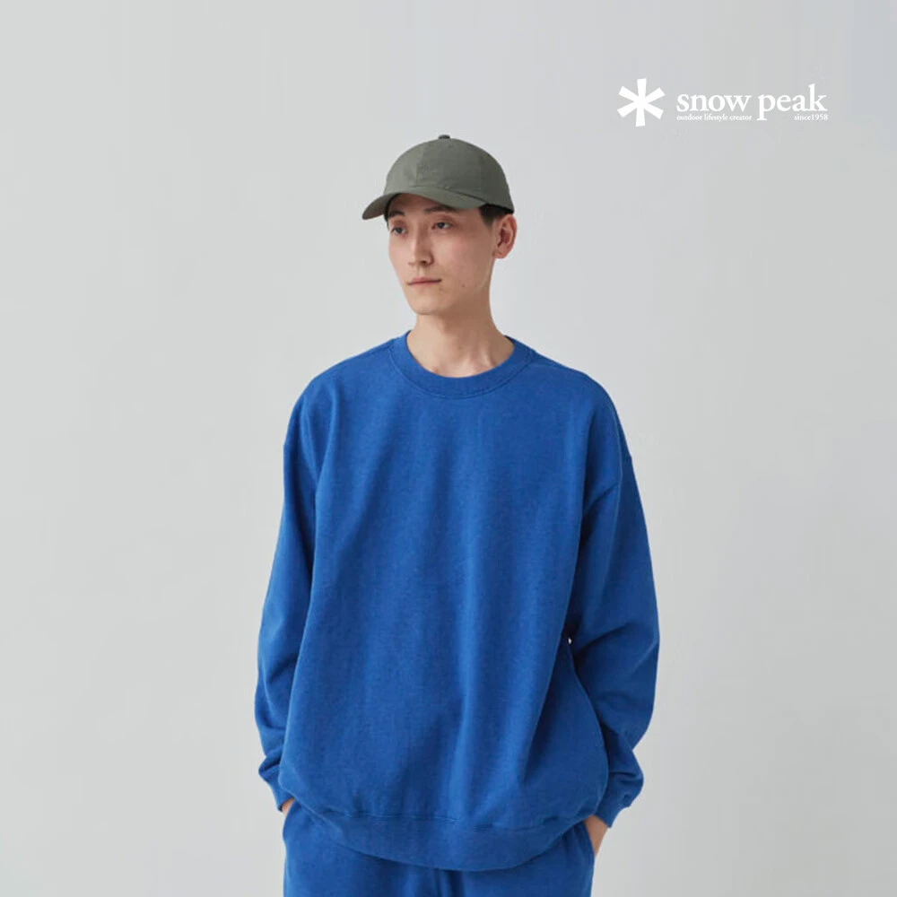 Snow Peak雪峰Recycled Cotton套头衫男女潮流纯棉春秋卫衣服宽松