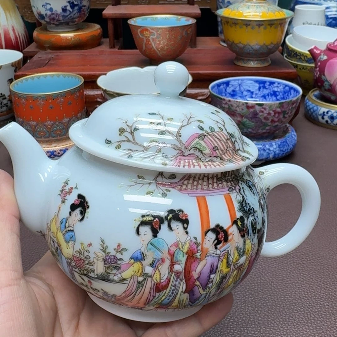 瓷片景德镇仿古手工制作精品展示