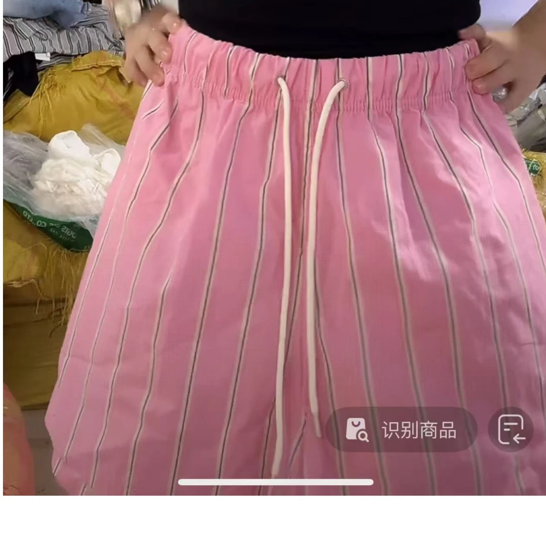 喜喜家东大门新款条纹彩色短裤