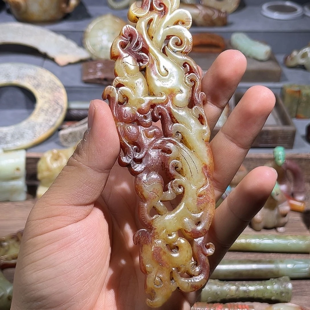和田玉（糖玉）挂件未镶嵌