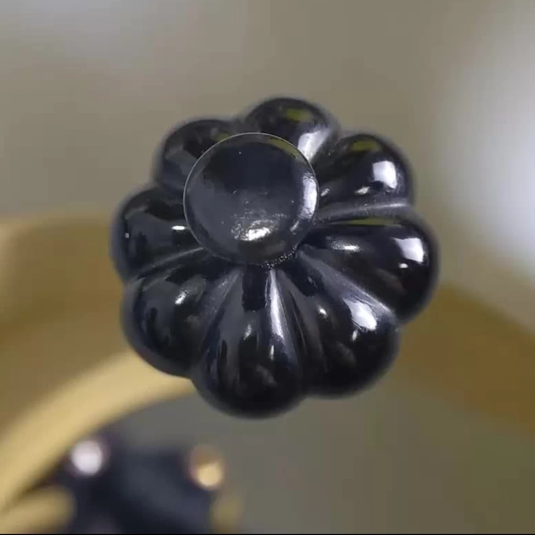 南瓜手柄羊角梳水滴梳按摩梳烫发卷发梳全身按摩经络梳通刷复古