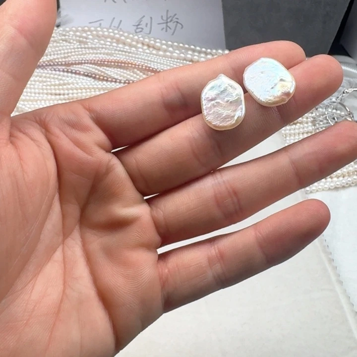 淡水珍珠定制项链带扣头未镶嵌