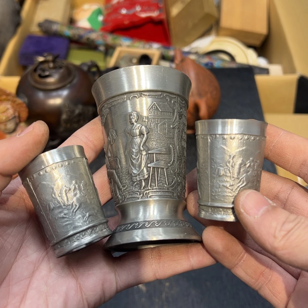 锡中古工艺品摆件