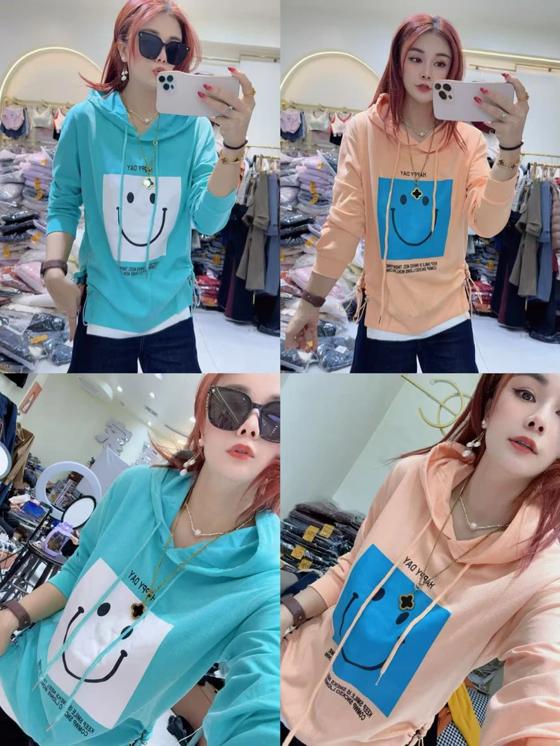 新款加厚显瘦休闲卫衣5566