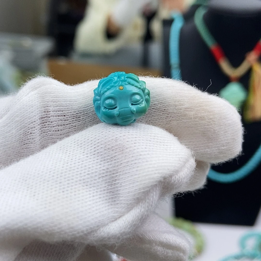 未镶嵌绿松石珠宝奇石