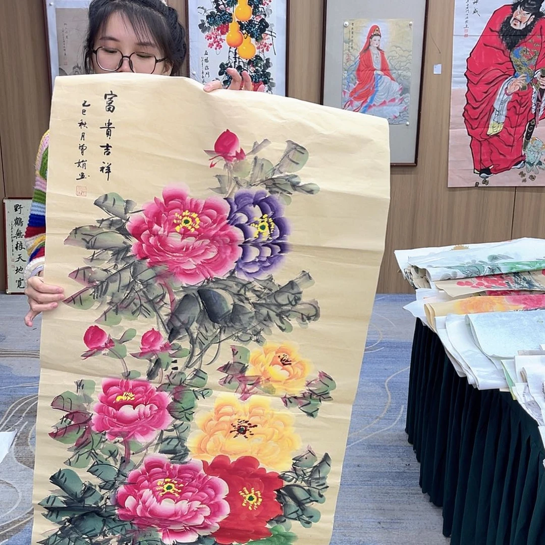 国画00后美女字画福利专场