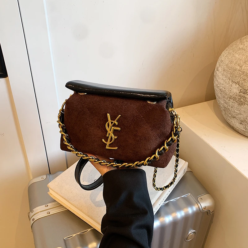 休闲质感时尚潮流小方包2025秋季新款单肩斜挎包小众设计女士包包