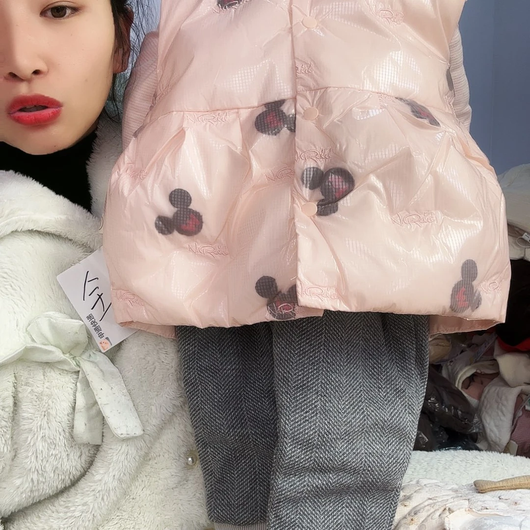 粉色米奇三件套80码