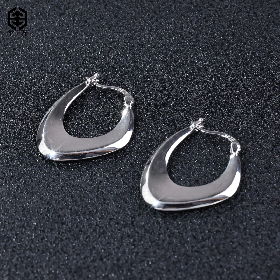 925银银制品 【举石精选】X09-9819-0147个性耳饰（一对/多样性发）I