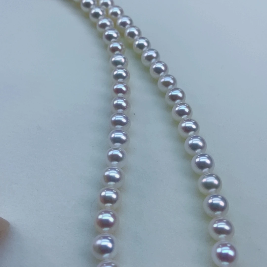 6/7极强天女光几乎瑕银S925镶嵌淡水珍珠