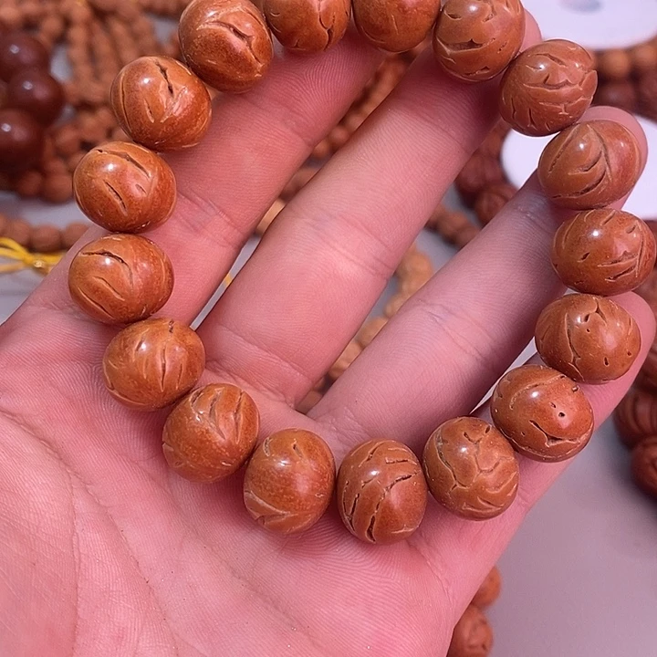 吊坠桃核苹果圆桃核15.8