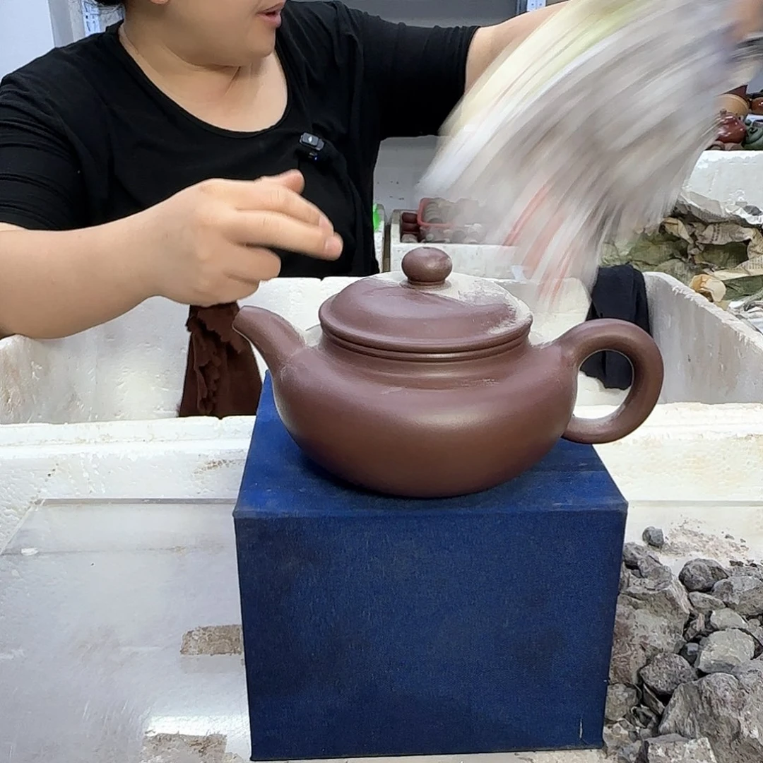 茶壶紫砂宜兴紫砂壶瑕疵
