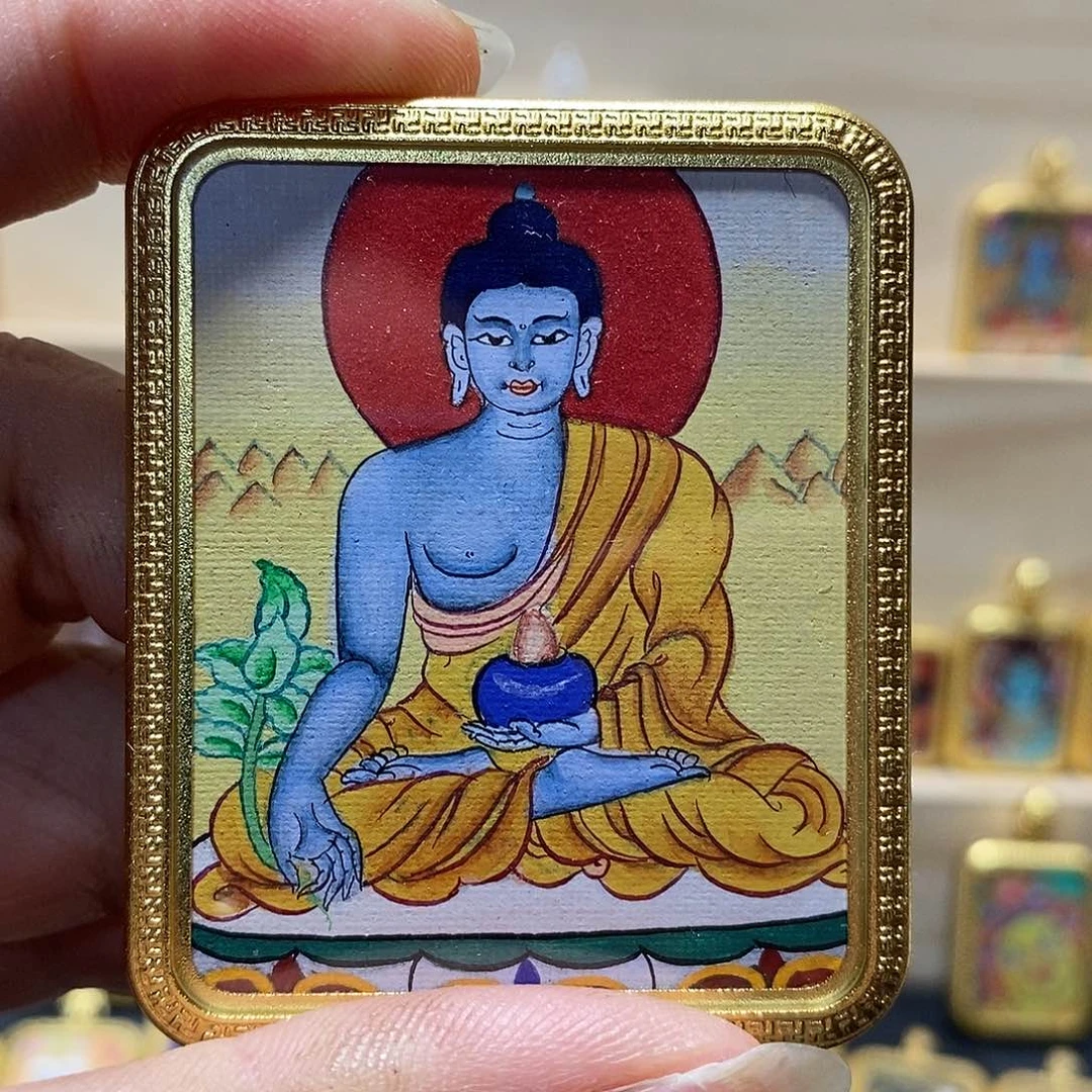 装裱画纯手绘药师