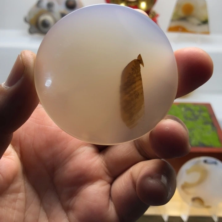 玛瑙/玉髓未镶嵌海洋玉髓象形花片