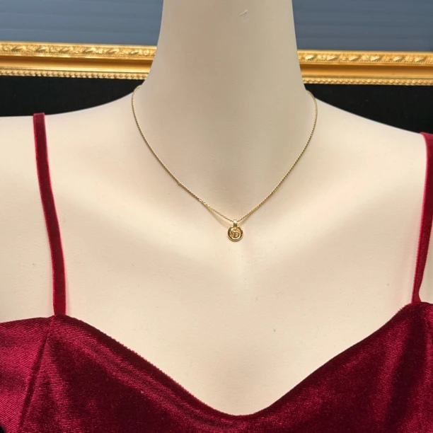 90新 DIOR/迪奥 【六六中古】孤品复古项链ty1278链长39-45