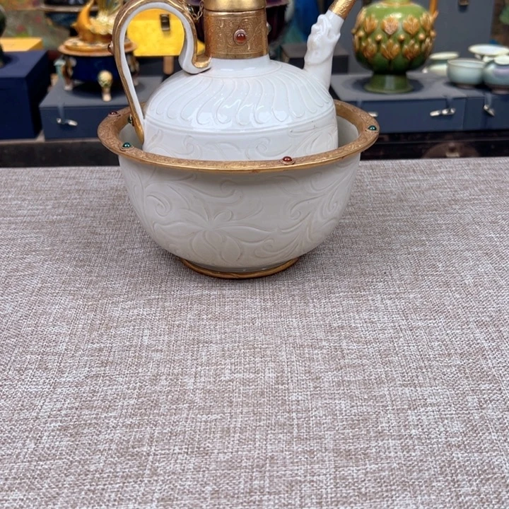 摆件陶瓷旧藏摆件