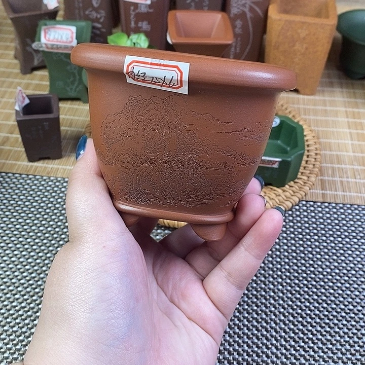 宜兴紫砂精品花盆