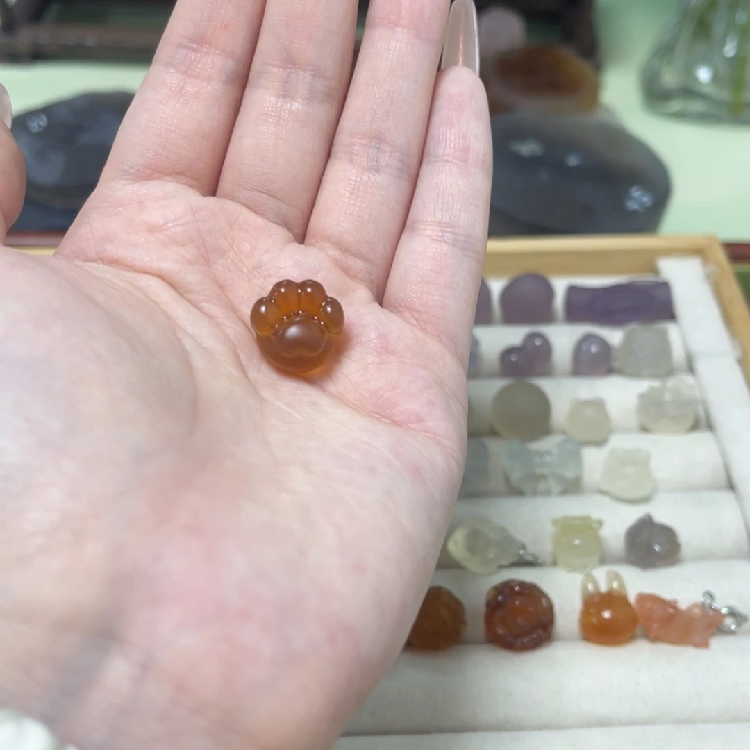 玛瑙/玉髓合金吊坠(不含链)