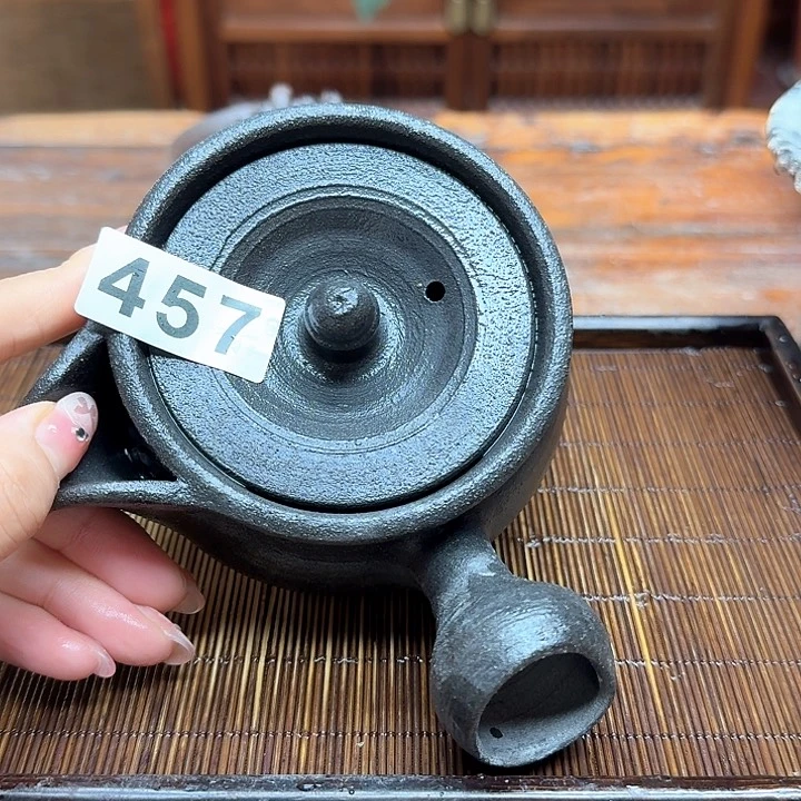 纯手工制作粗陶茶具