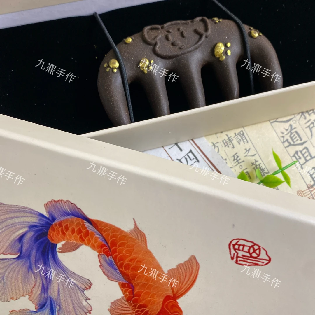 【非遗合香梳】纯草本植物合香梳非遗药香手串