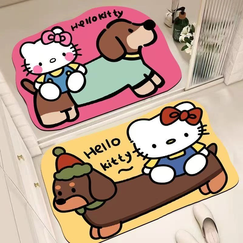 【买一送一】组合装浴室地垫耐磨吸水防滑速干入户门玄关地毯地垫