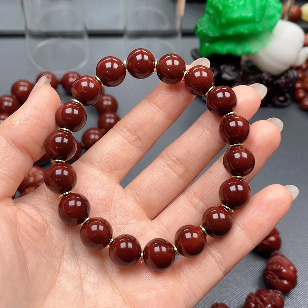 豆****橄榄核手串光珠手串