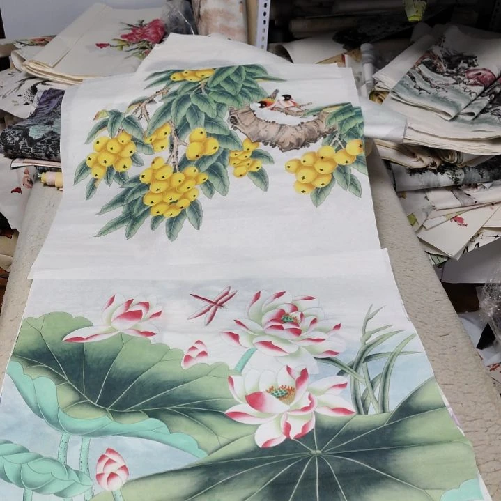 粉***豹国画落款后台备注