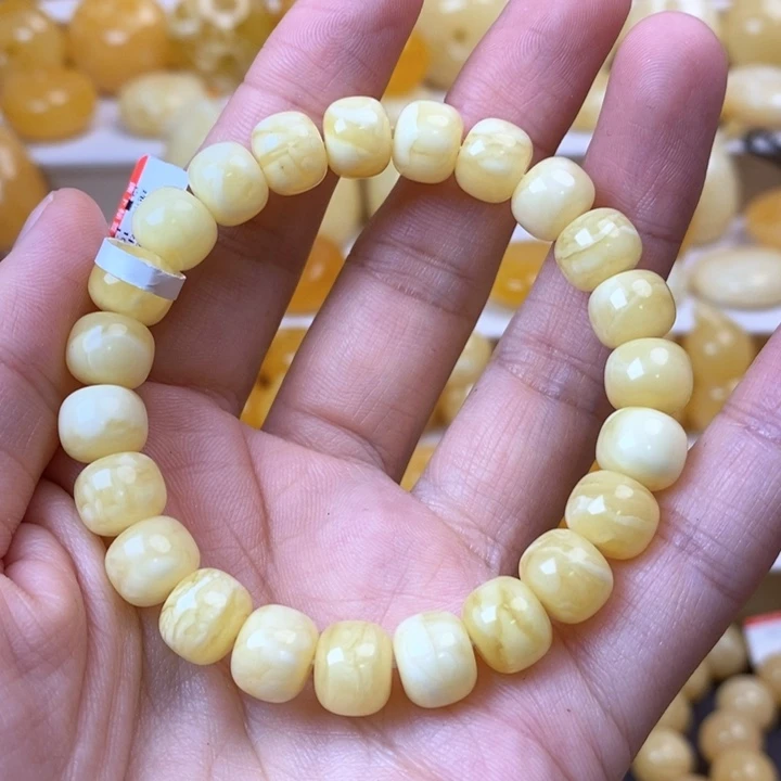 手链琥珀未镶嵌天然无优化琥珀蜜蜡