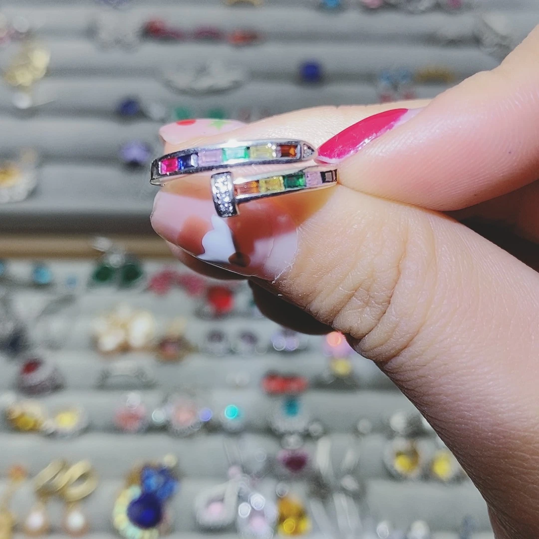 【闪购商品】芙蓉石戒指银S925镶嵌