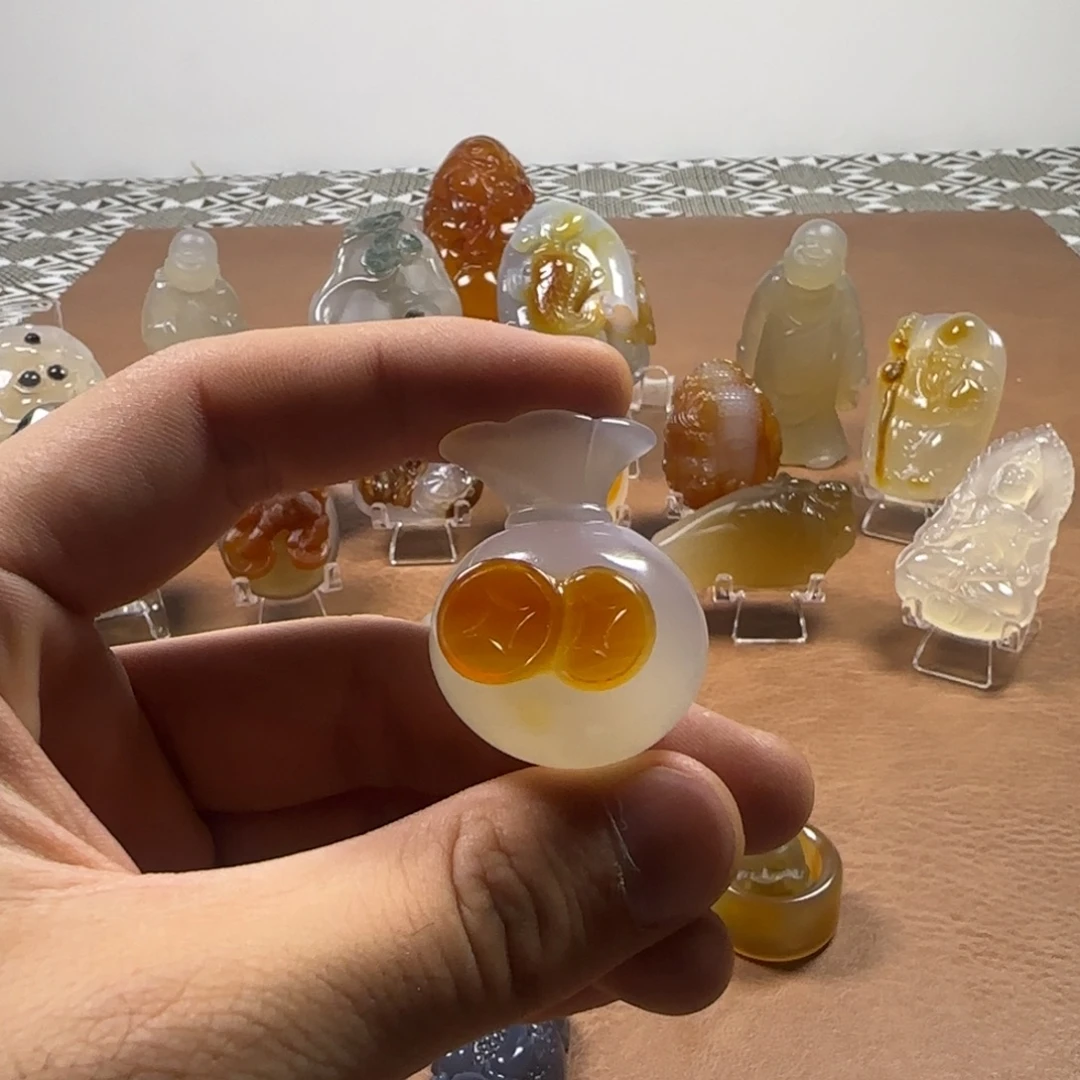 玛瑙/玉髓未镶嵌吊坠(不含链)