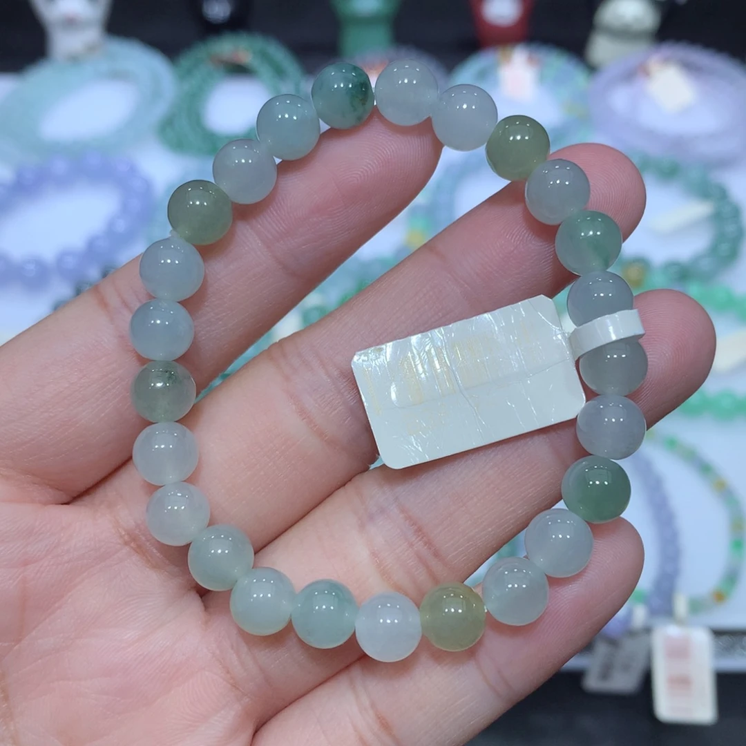 翡翠未镶嵌手串天然