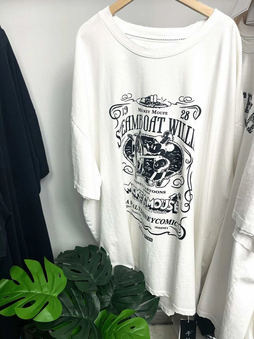 大码短袖高端轻奢新款宽松遮肚子显瘦圆领