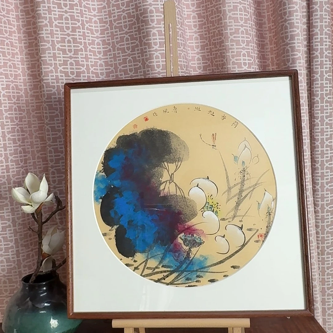版画真人手绘作品