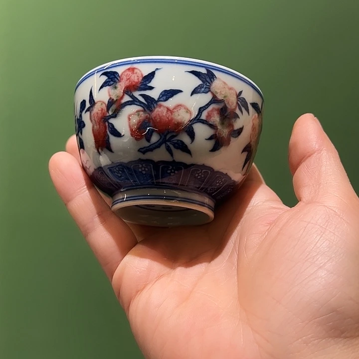 微瑕臻玉古坊原矿孔雀石釉里红