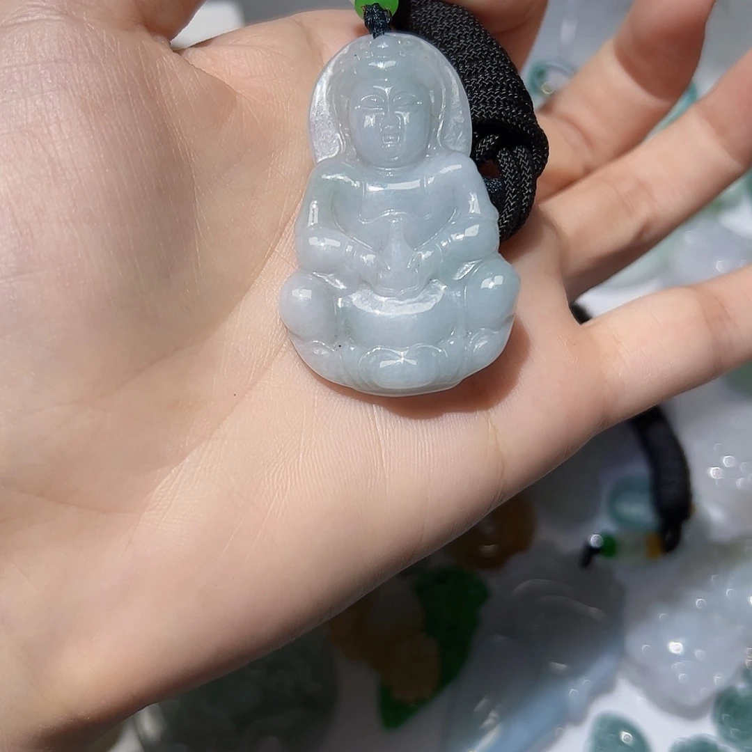 翡翠未镶嵌颈饰天然A货翡翠