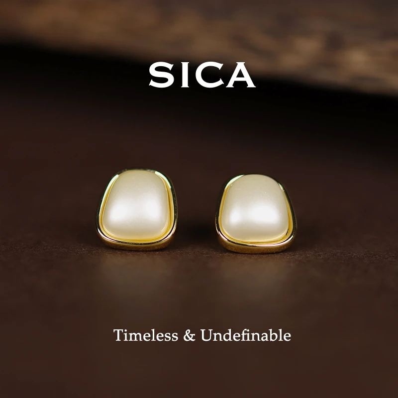 纯铜仿珍珠耳饰 EH268 法式经典简约复古个性耳钉