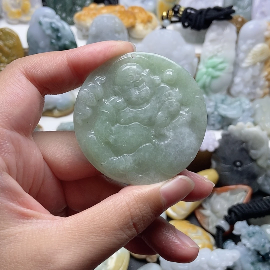 翡翠未镶嵌颈饰翡翠