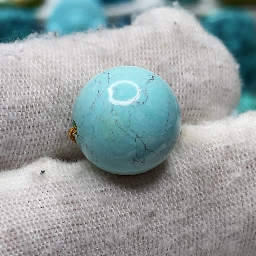 绿松石未镶嵌天然原矿 带武汉地大证书