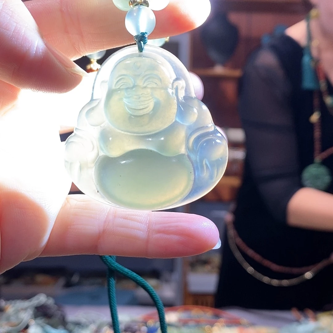 未镶嵌岫玉毛衣链