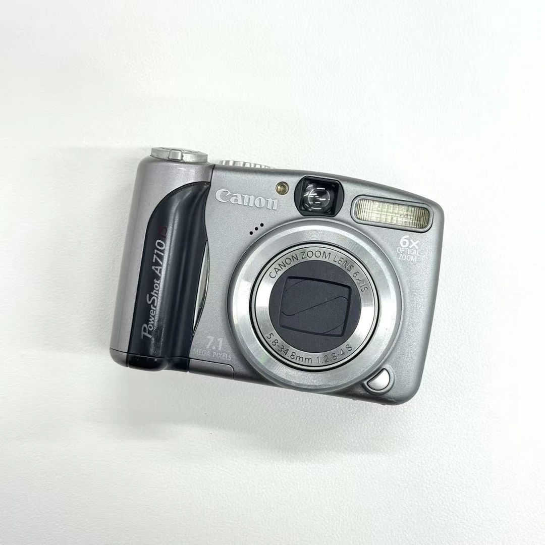 9新 Canon/佳能 A710灰 屏微瑕 710万像素 复古冷白皮 不支持试用