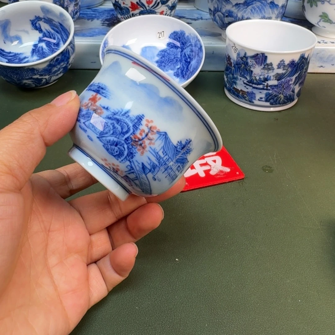 陶景德镇纯手绘茶具圆圆292