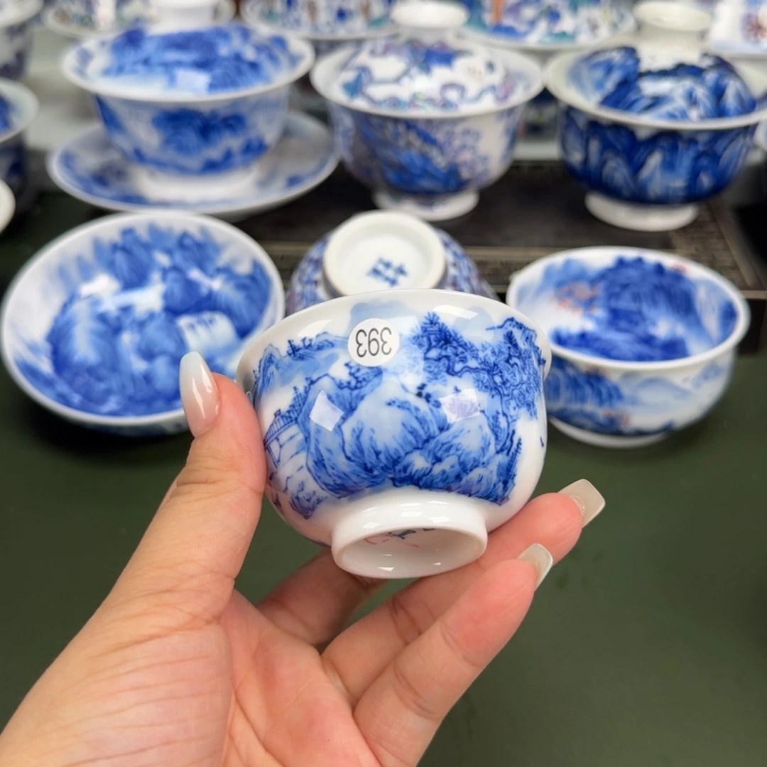景德镇纯手工手绘茶器蒙蒙393