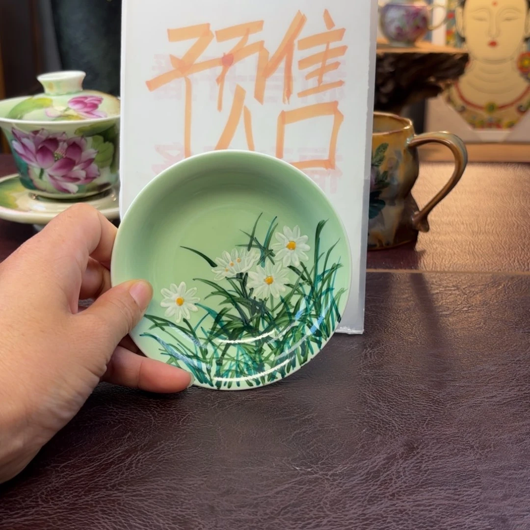 玉***麻景德镇纯手工制作工艺陶瓷