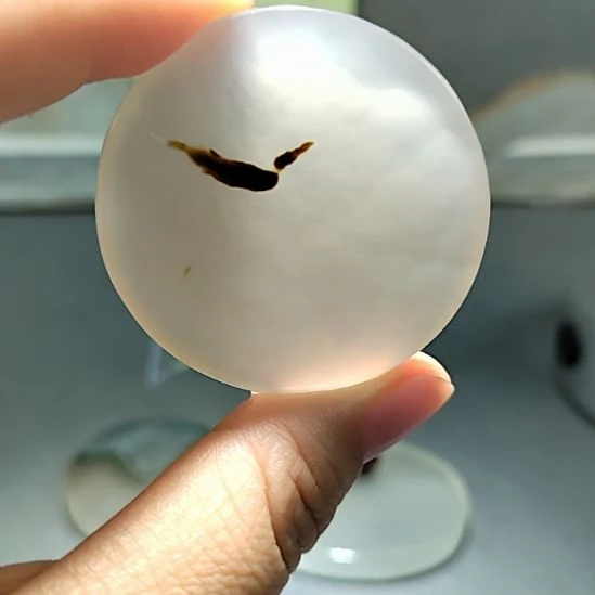 玛瑙/玉髓未镶嵌吊坠挂牌鸭子
