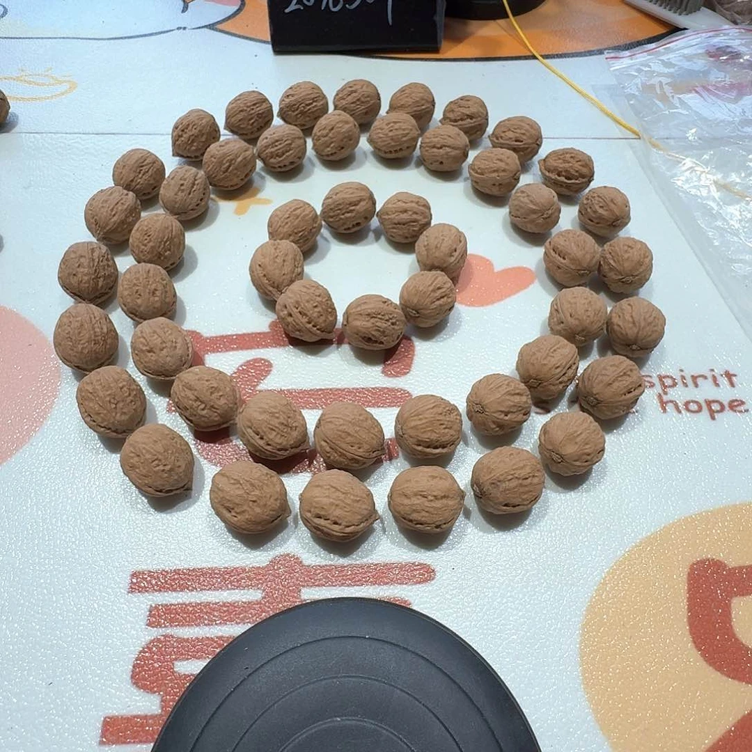 核桃手串/手链2号边23的厚皮光头不打孔